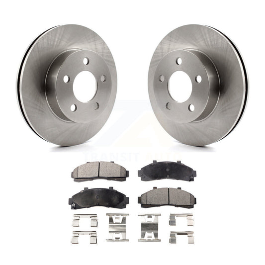 Brake Rotor And Semi-Metallic Pad Front Kit For Ford Ranger Explorer Mazda B4000