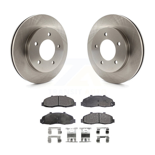 Disc Brake Rotors And Semi-Metallic Pads Front Kit For Ford F-150 Heritage 4WD