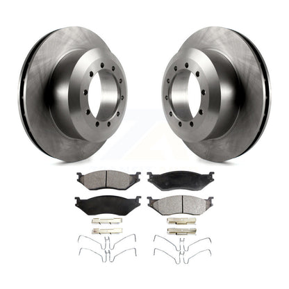 Brake Rotor And Semi-Metallic Pad Front Kit For Ford F-53 Motorhome Chassis F-59
