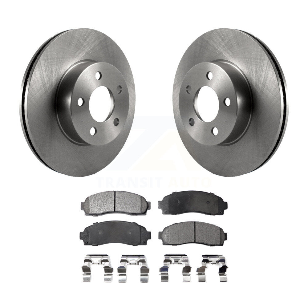 Brake Rotor And Semi-Metallic Pad Front Kit For Ford Ranger Mazda B4000 Explorer