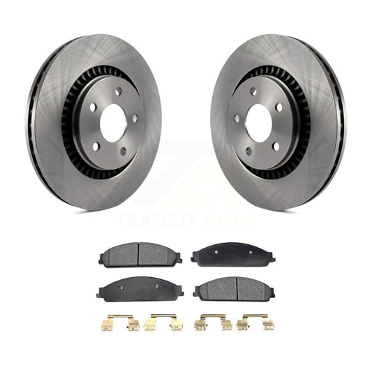 Brake Rotor Semi-Metallic Pad Front Kit For Ford Five Hundred Freestyle Taurus X