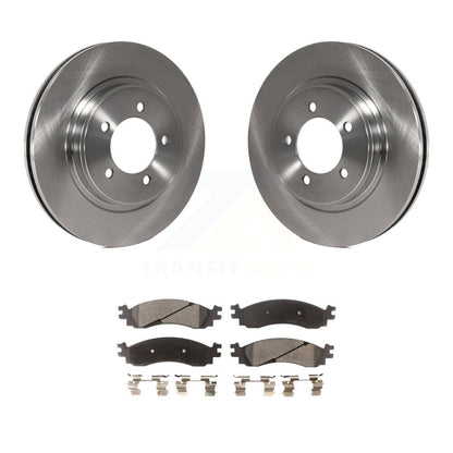 Brake Rotor And Semi-Metallic Pad Front Kit For Ford Explorer Sport Trac Mercury