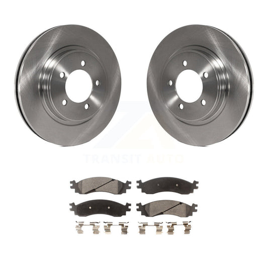 Brake Rotor And Semi-Metallic Pad Front Kit For Ford Explorer Sport Trac Mercury