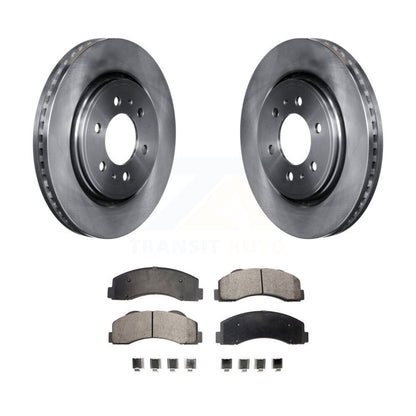 Disc Brake Rotor & Semi-Metallic Pad Front Kit For Ford F-150 Expedition Lincoln