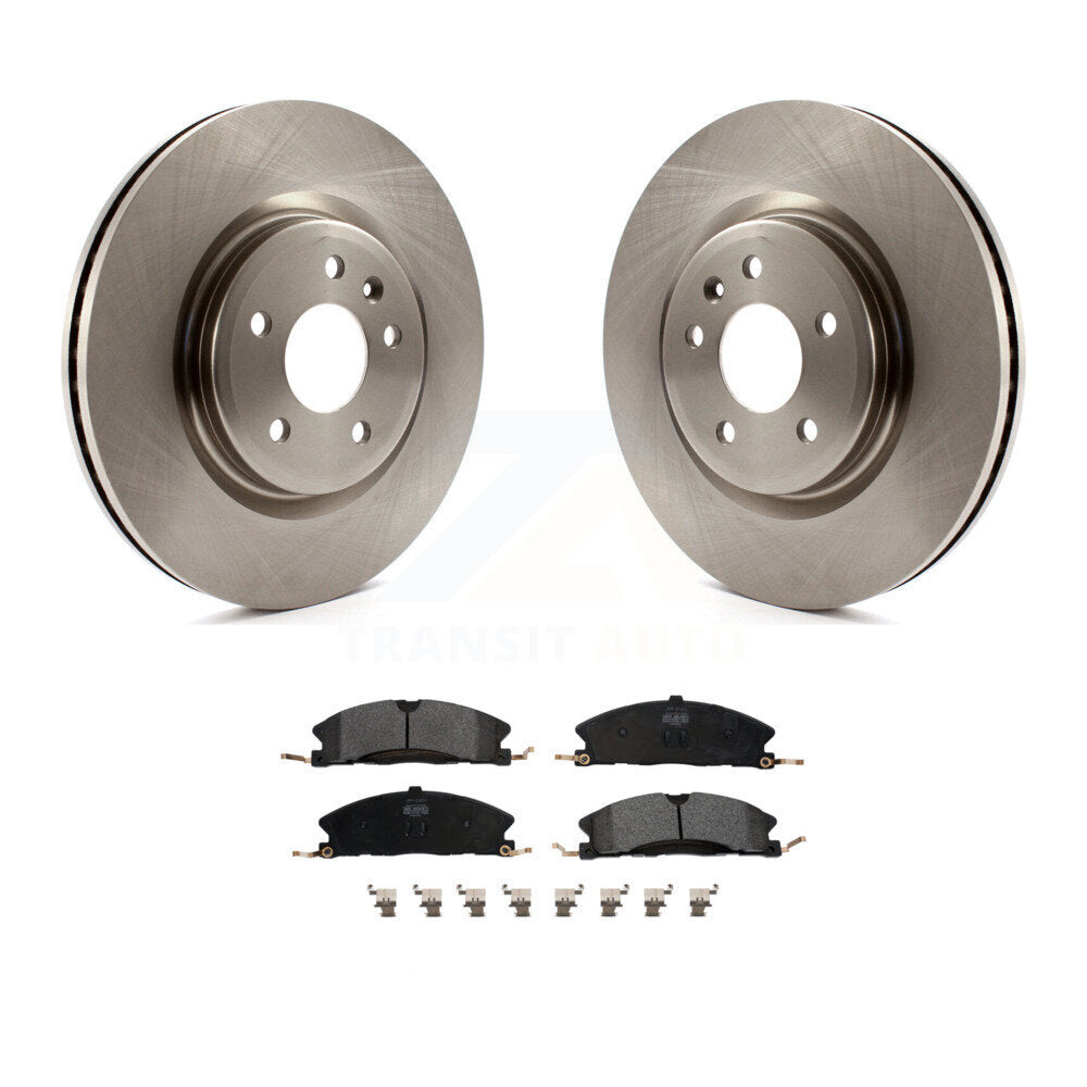 Brake Rotor Semi-Metallic Pad Front Kit For Ford Explorer With Heavy Duty Brakes