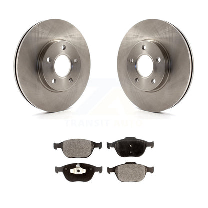 Disc Brake Rotors Semi-Metallic Pad Front Kit For 2010-2013 Ford Transit Connect