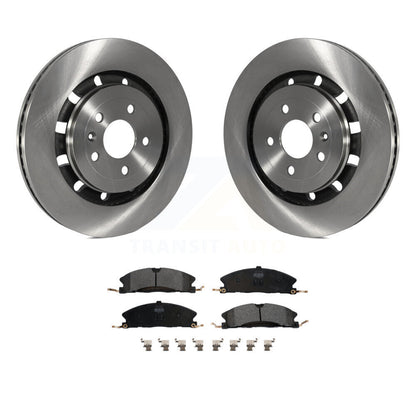 Brake Rotor Semi-Metallic Pad Front Kit For Ford Explorer Flex Taurus Police MKT