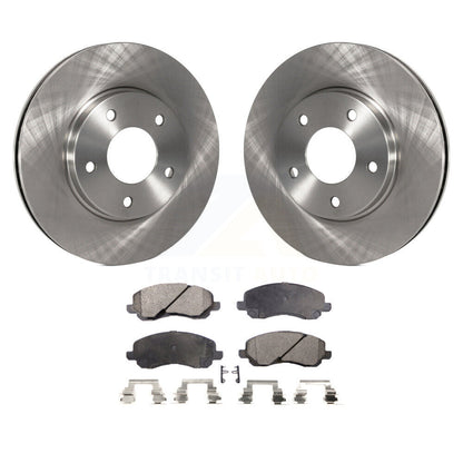 Brake Rotor & Semi-Metallic Pad Front Kit For Chrysler Sebring Mitsubishi Lancer