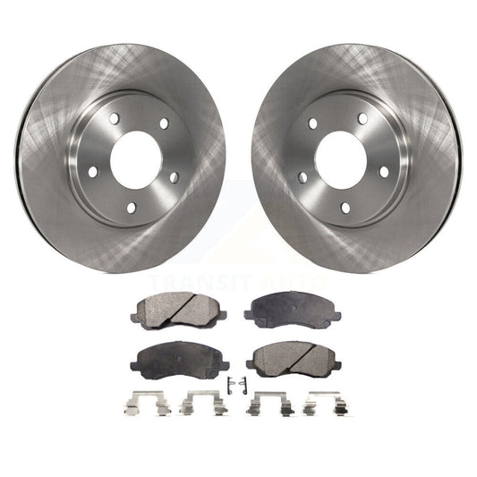 Brake Rotor & Semi-Metallic Pad Front Kit For Chrysler Sebring Mitsubishi Lancer