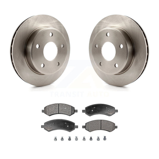 Brake Rotor & Semi-Metallic Pad Front Kit For Dakota Dodge Ram Mitsubishi Raider