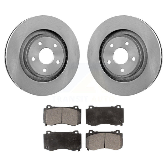 Brake Rotor & Semi-Metallic Pad Front Kit For 2006-2010 Jeep Grand Cherokee SRT8