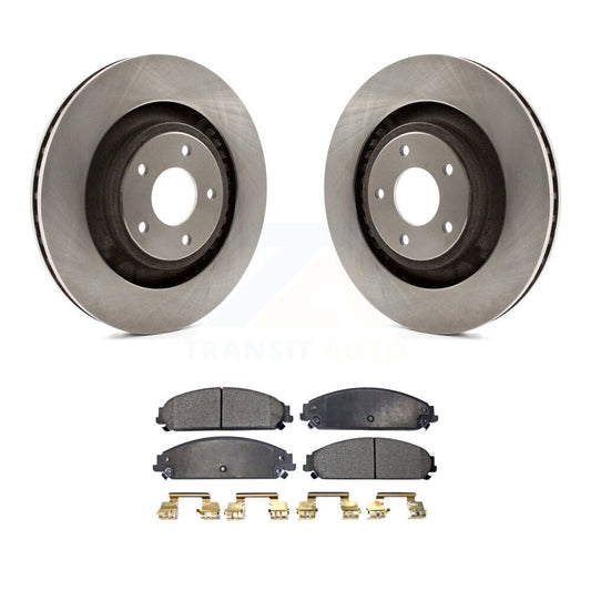 Brake Rotor & Semi-Metallic Pad Front Kit For Dodge Chrysler 200 Caliber Avenger