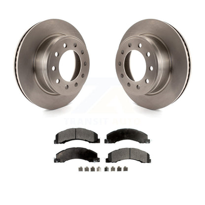 Brake Rotor & Semi-Metallic Pad Front Kit For Ram Dodge Sterling Truck 4500 5500