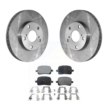 Brake Rotor And Semi-Metallic Pad Front Kit For Toyota Camry Solara Avalon Lexus