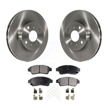 Brake Rotor & Semi-Metallic Pad Front Kit For 1993-1997 Toyota Corolla Geo Prizm