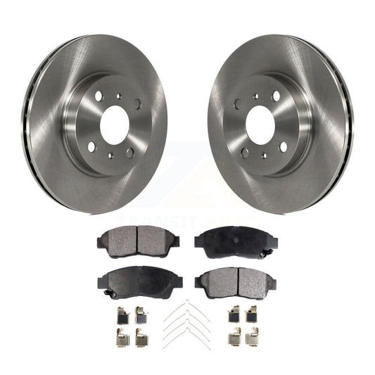 Brake Rotor & Semi-Metallic Pad Front Kit For 1993-1997 Toyota Corolla Geo Prizm