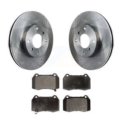 Brake Rotors Semi-Metallic Pad Front Kit For Nissan Sentra With 4 Piston Caliper