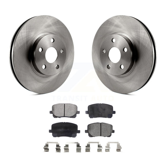 Brake Rotor & Semi-Metallic Pad Front Kit For Toyota Corolla Matrix Pontiac Vibe