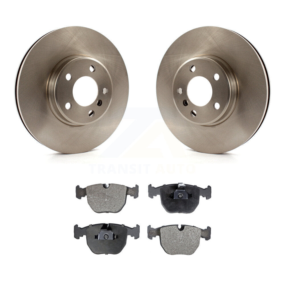 Disc Brake Rotors And Semi-Metallic Pads Front Kit For BMW X5