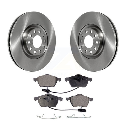 Disc Brake Rotors And Semi-Metallic Pads Front Kit For Audi A6 Quattro S4