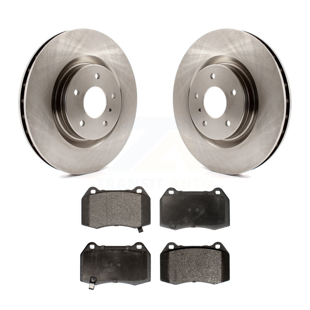 Disc Brake Rotors And Semi-Metallic Pads Front Kit For Nissan 350Z INFINITI G35