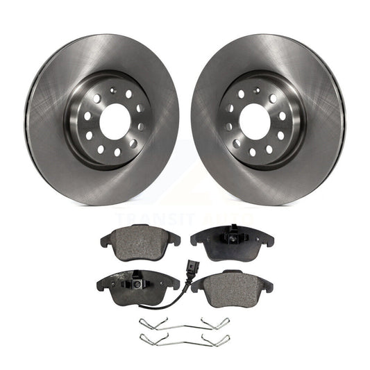 Brake Rotor And Semi-Metallic Pad Front Kit For Volkswagen Tiguan Passat Audi Q3
