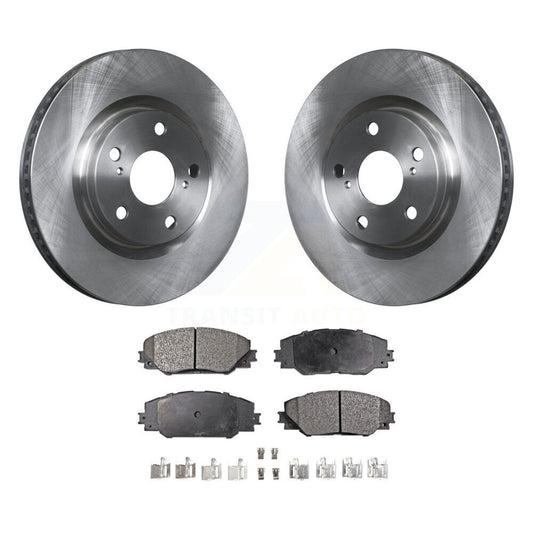Brake Rotor & Semi-Metallic Pad Front Kit For Toyota RAV4 Matrix Pontiac Vibe iM