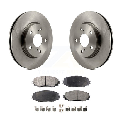 Brake Rotor & Semi-Metallic Pad Front Kit For Toyota RAV4 Prius V Scion xB Lexus