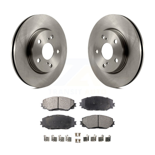 Brake Rotor & Semi-Metallic Pad Front Kit For Toyota RAV4 Prius V Scion xB Lexus