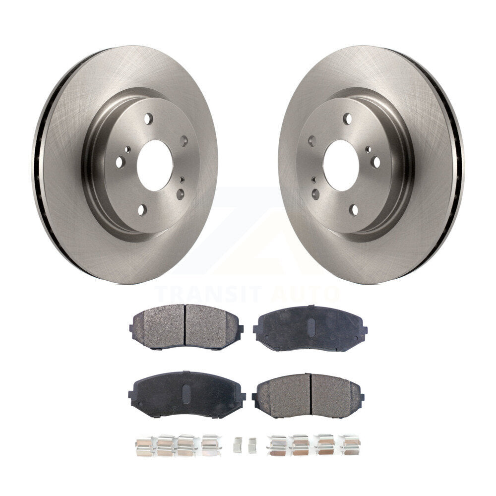 Disc Brake Rotor & Semi-Metallic Pad Front Kit For 2006-2013 Suzuki Grand Vitara