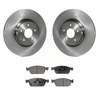 Brake Rotors Semi-Metallic Pad Front Kit For Ford Escape Transit Connect Lincoln