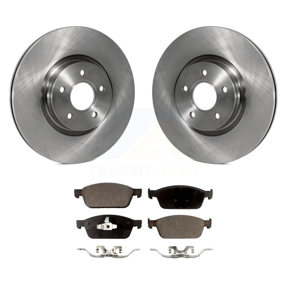 Brake Rotor Semi-Metallic Pad Front Kit For Ford Focus With 320mm Diameter