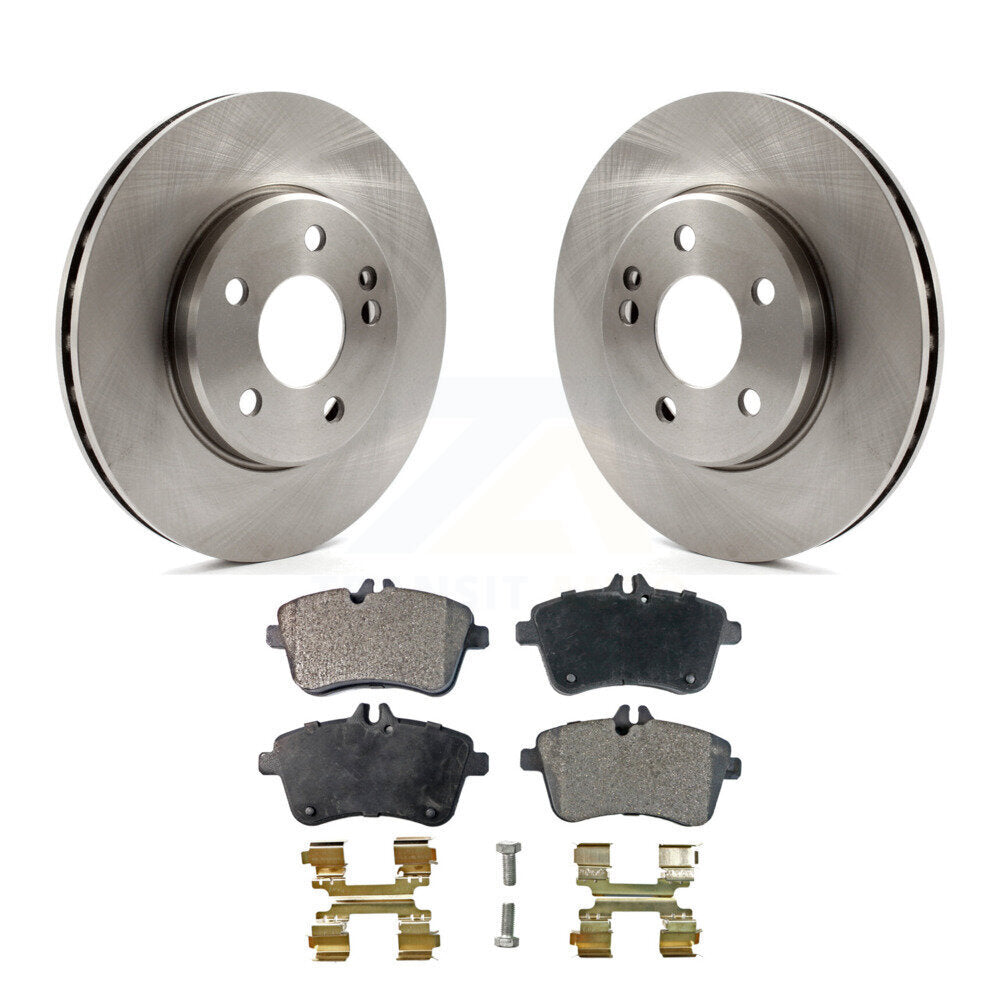 Disc Brake Rotors & Semi-Metallic Pad Front Kit For 2006-2011 Mercedes-Benz B200