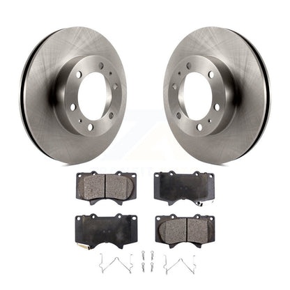 Brake Rotor And Semi-Metallic Pad Front Kit For Toyota Tacoma 4Runner FJ Cruiser