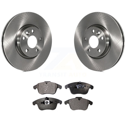 Brake Rotor & Semi-Metallic Pad Front Kit For Volvo Land Rover Range Evoque XC70