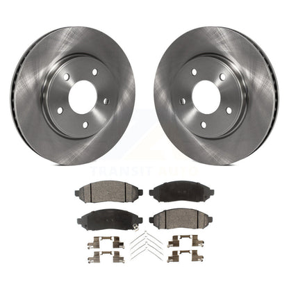 Brake Rotor And Semi-Metallic Pad Front Kit For Nissan NV200 LEAF Chevrolet City