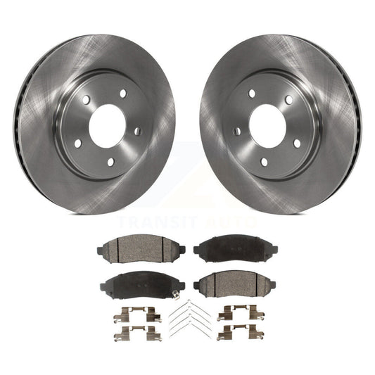 Brake Rotor And Semi-Metallic Pad Front Kit For Nissan NV200 LEAF Chevrolet City