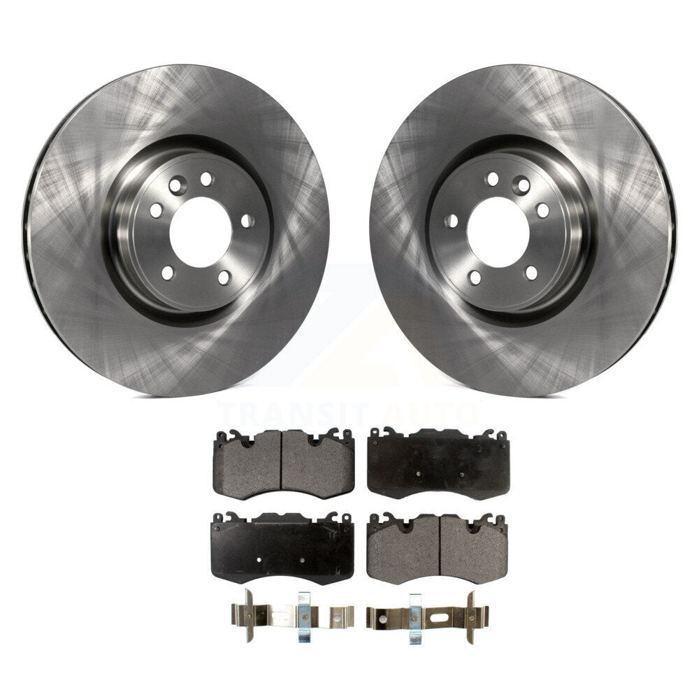 Disc Brake Rotors And Semi-Metallic Pads Front Kit For Land Rover Range Sport