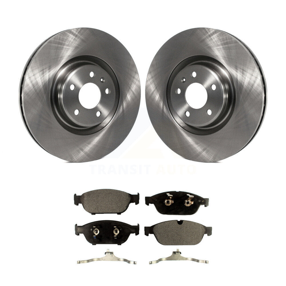 Disc Brake Rotors And Semi-Metallic Pads Front Kit For Audi A6 Quattro A7 A8