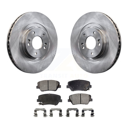 Brake Rotor & Semi-Metallic Pad Front Kit For Hyundai Santa Fe Sport Kia Sorento