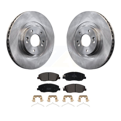 Disc Brake Rotors And Semi-Metallic Pads Front Kit For Hyundai Santa Fe XL