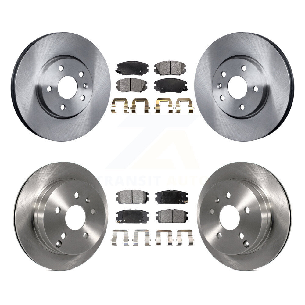 Brake Rotor & Semi-Metallic Pad Front Rear Kit For Chevrolet Equinox GMC Terrain