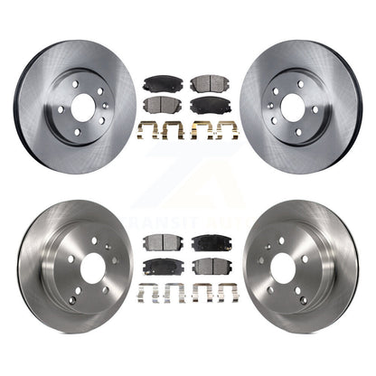 Brake Rotor & Semi-Metallic Pad Front Rear Kit For Chevrolet Equinox GMC Terrain