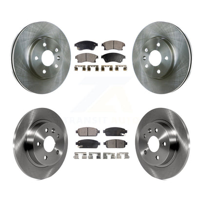 Brake Rotor & Semi-Metallic Pad Front Rear Kit For Chevrolet Cruze Sonic Limited