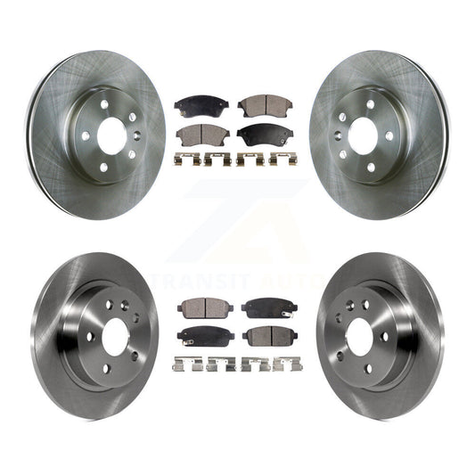 Brake Rotor & Semi-Metallic Pad Front Rear Kit For Chevrolet Cruze Sonic Limited