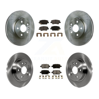 Disc Brake Rotors And Semi-Metallic Pads Front Rear Kit For Chevrolet Cruze