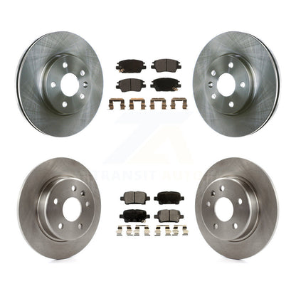 Brake Rotors & Semi-Metallic Pad Front Rear Kit For Chevrolet Cruze Bolt EV Volt