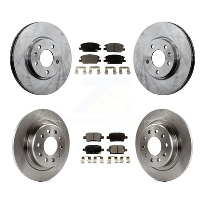 Brake Rotor & Semi-Metallic Pad Front Rear Kit For Chevrolet Equinox GMC Terrain