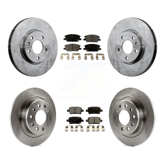 Brake Rotor & Semi-Metallic Pad Front Rear Kit For Chevrolet Equinox GMC Terrain