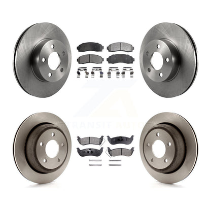 Disc Brake Rotors & Semi-Metallic Pad Front Rear Kit For Ford Ranger Mazda B4000